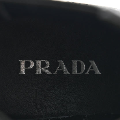 Prada Vitello Montana Lug Sole Chelsea 55mm Boots 36.5 Black 6 of 10