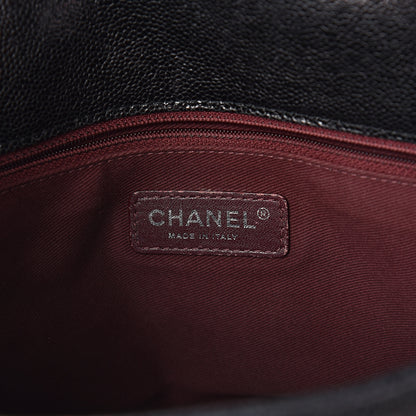 Chanel Crumpled Grained Calfskin Jumbo CC Crave Flap Black 5 of 9