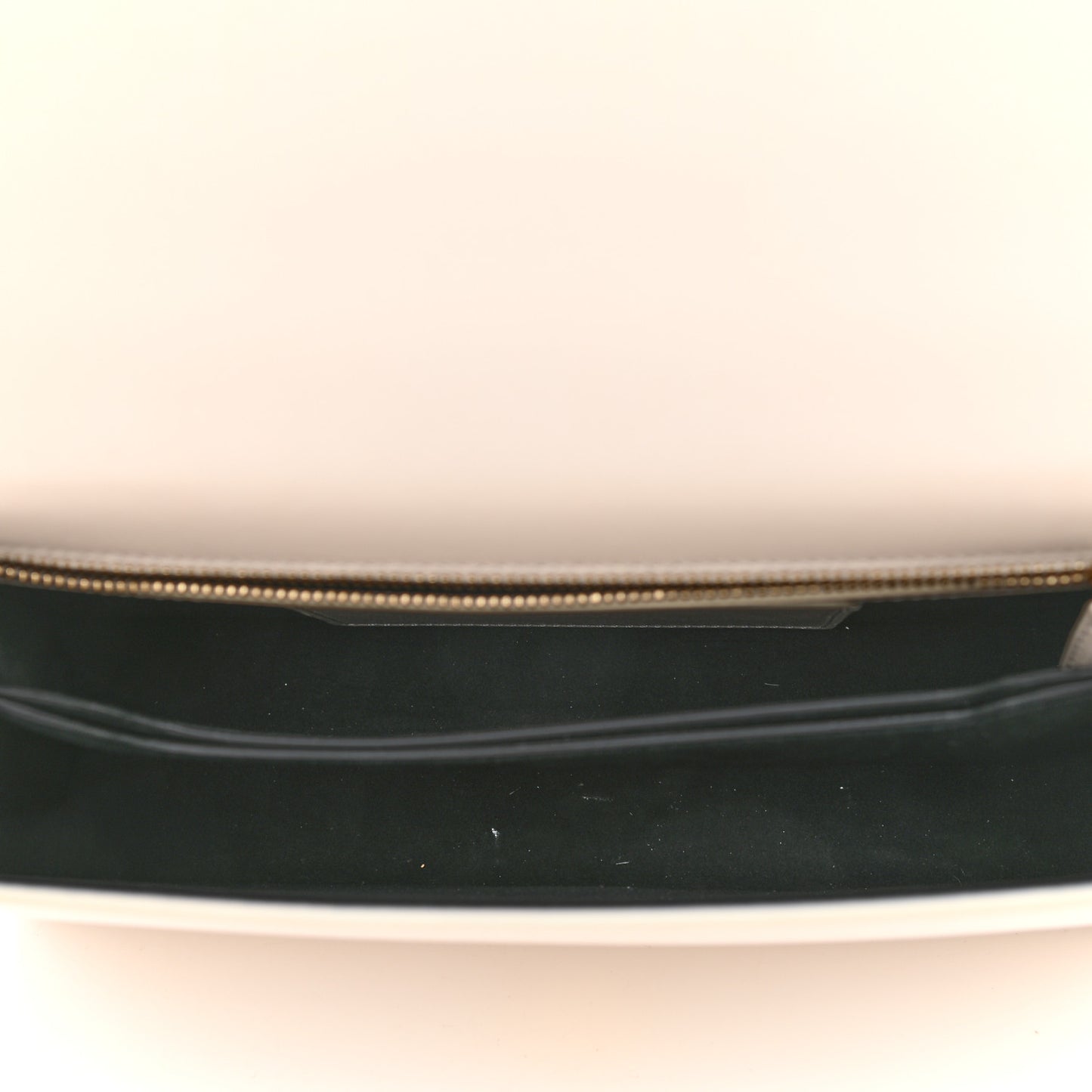 Calfskin Knuckle Shoulder Bag Off White