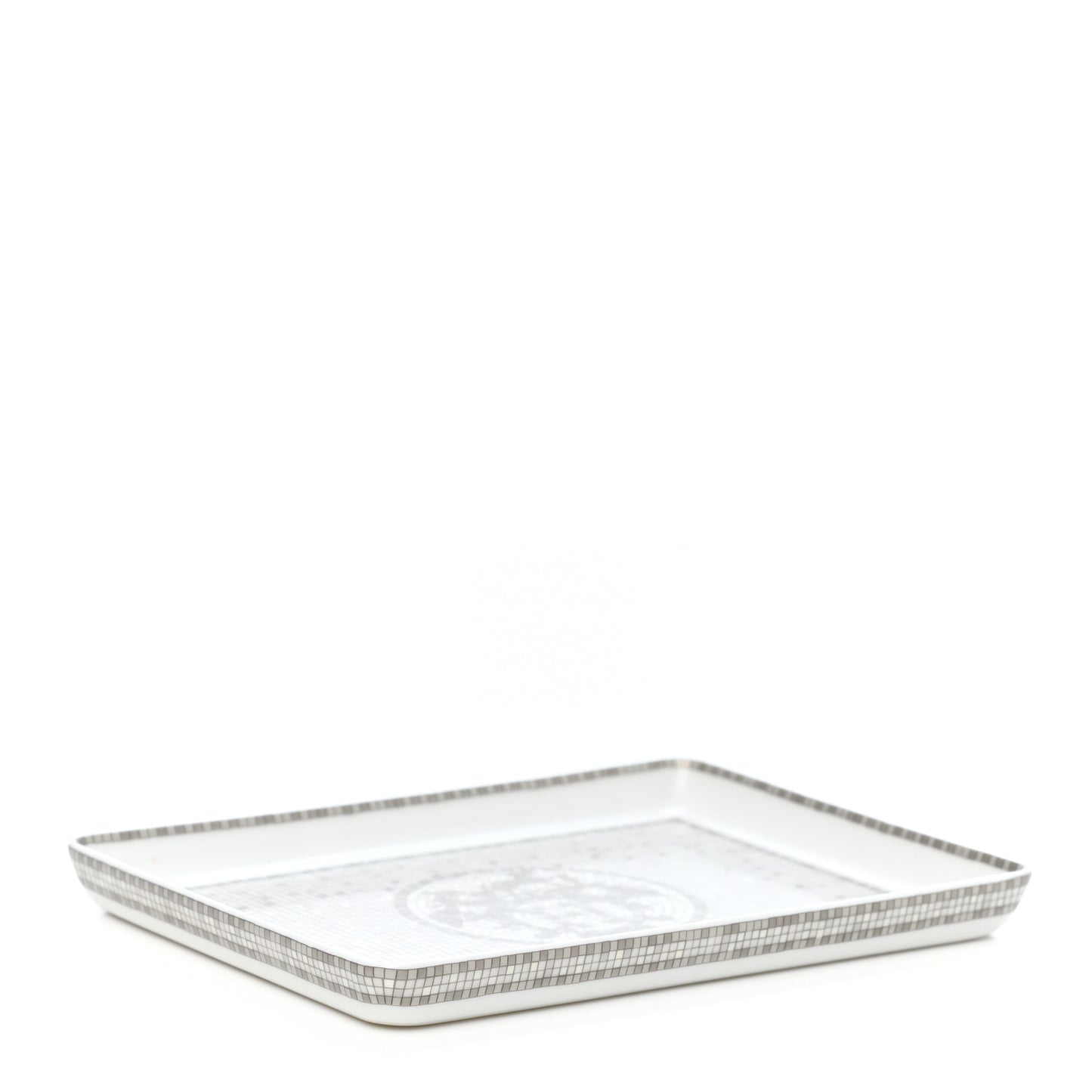 Porcelain Mosaique Au 24 Sushi Plate Platine