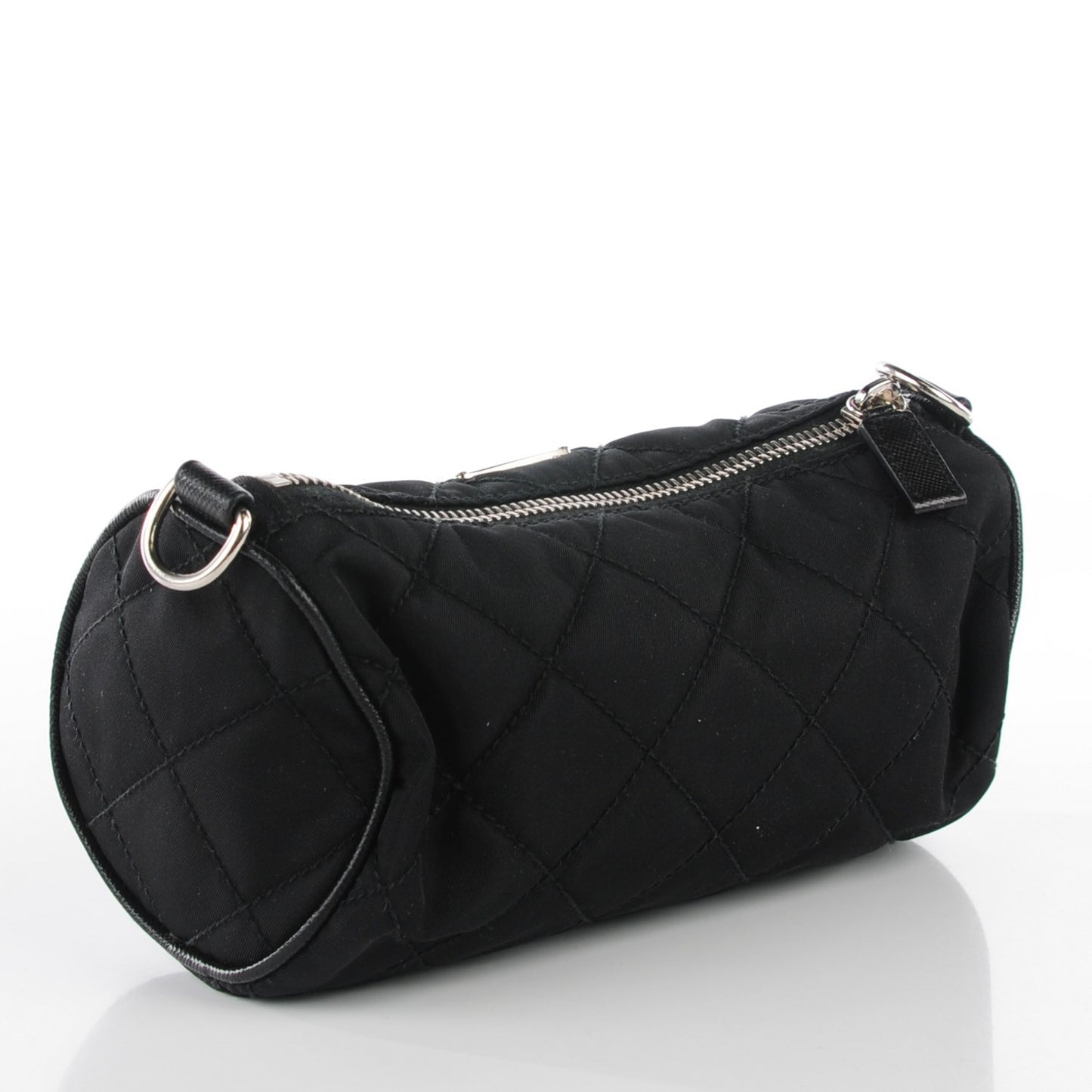 Tessuto Nylon Quilted Pochette Nero Black