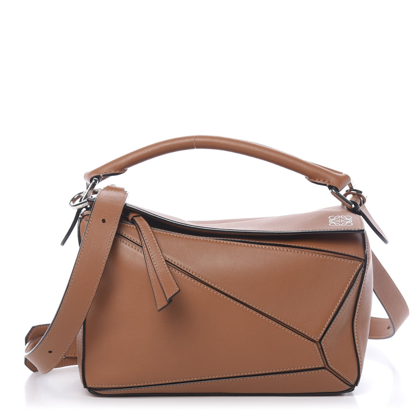 Calfskin Small Puzzle Bag Tan