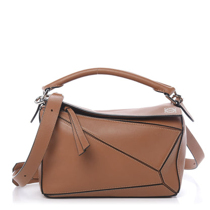 Loewe Calfskin Small Puzzle Bag Tan 1 of 10