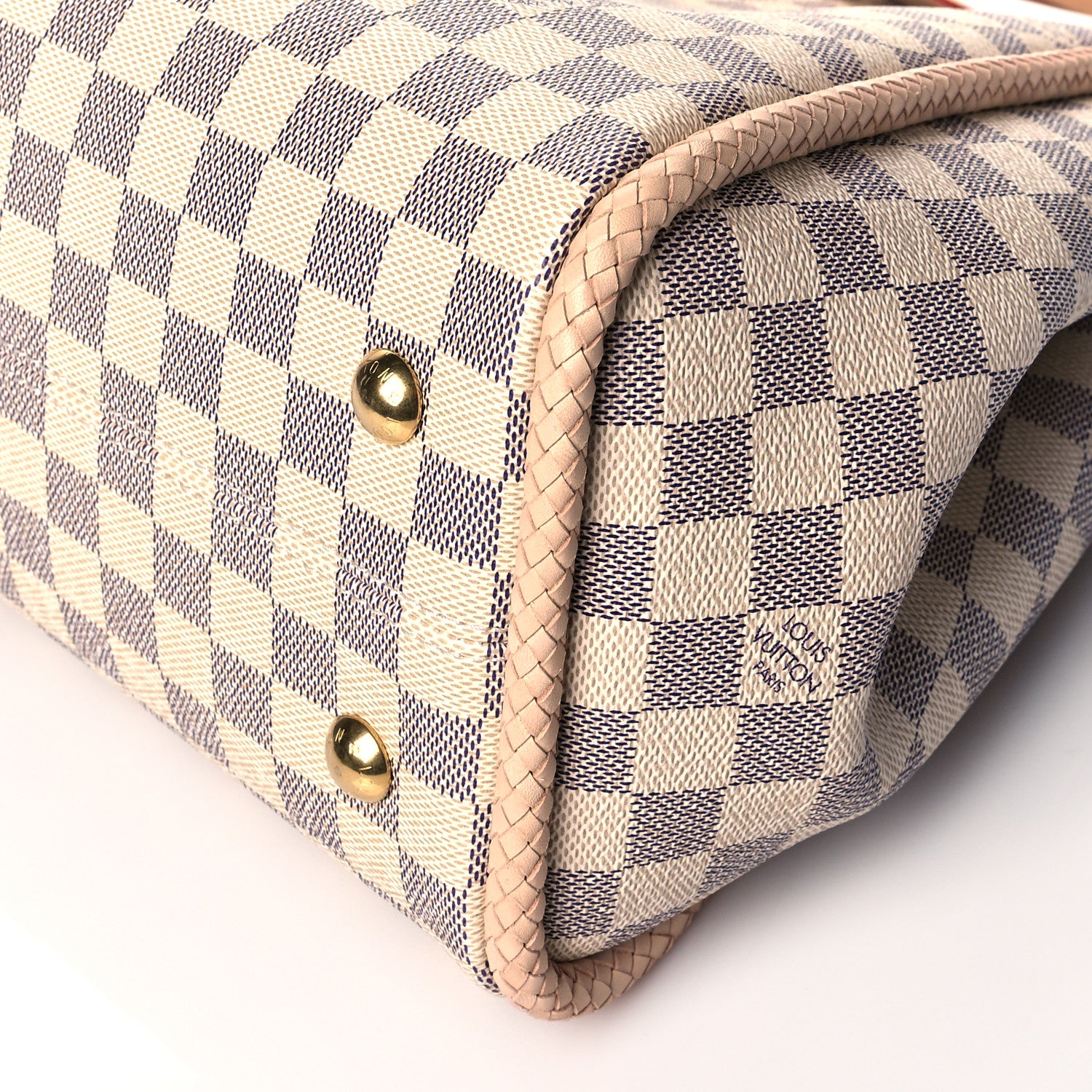 Louis Vuitton Damier Azur Propriano Rose Ballerine 9 of 10
