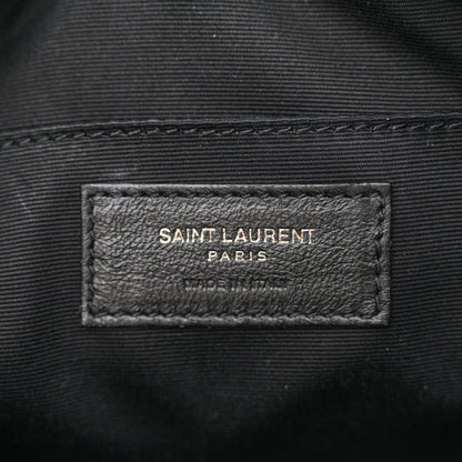 Saint Laurent Calfskin Matelasse Monogram Lou Camera Bag Dark Smog 6 of 11