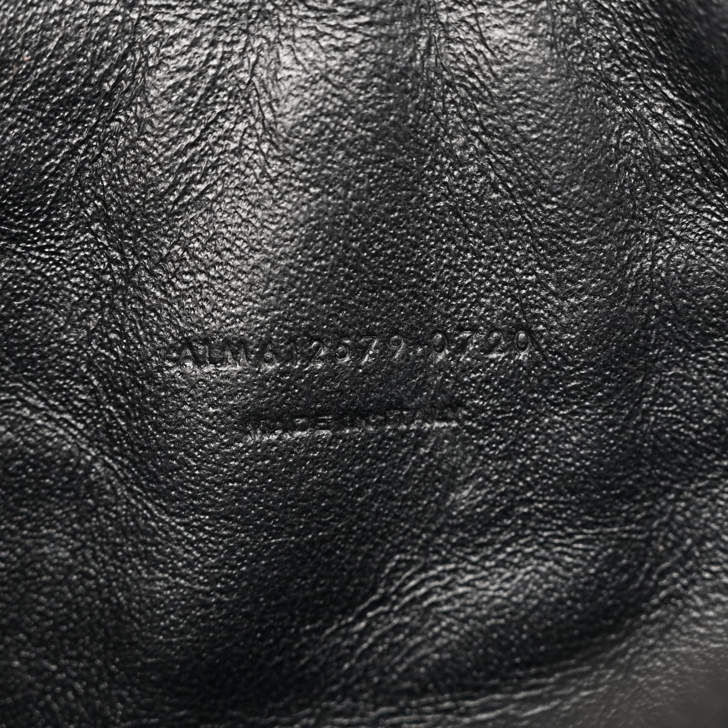 Patent Calfskin Matelasse Monogram Mini Lou Camera Bag Black