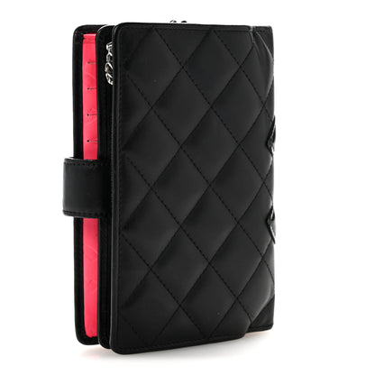 Chanel Calfskin Cambon Zipped Pocket Wallet Black 3 of 14