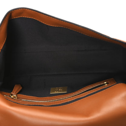 Fendi Nappa FF 1974 Embossed Baguette Brandy 5 of 11