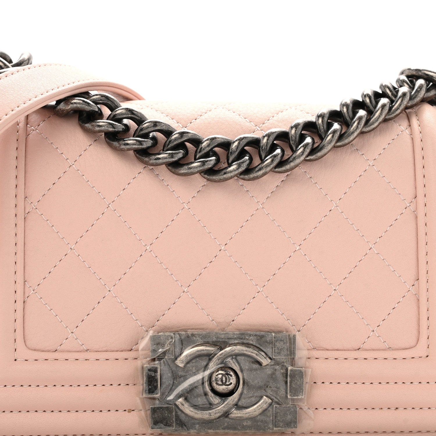 Chanel Calfskin Quilted Small Boy Flap Light Pink 8 of 12