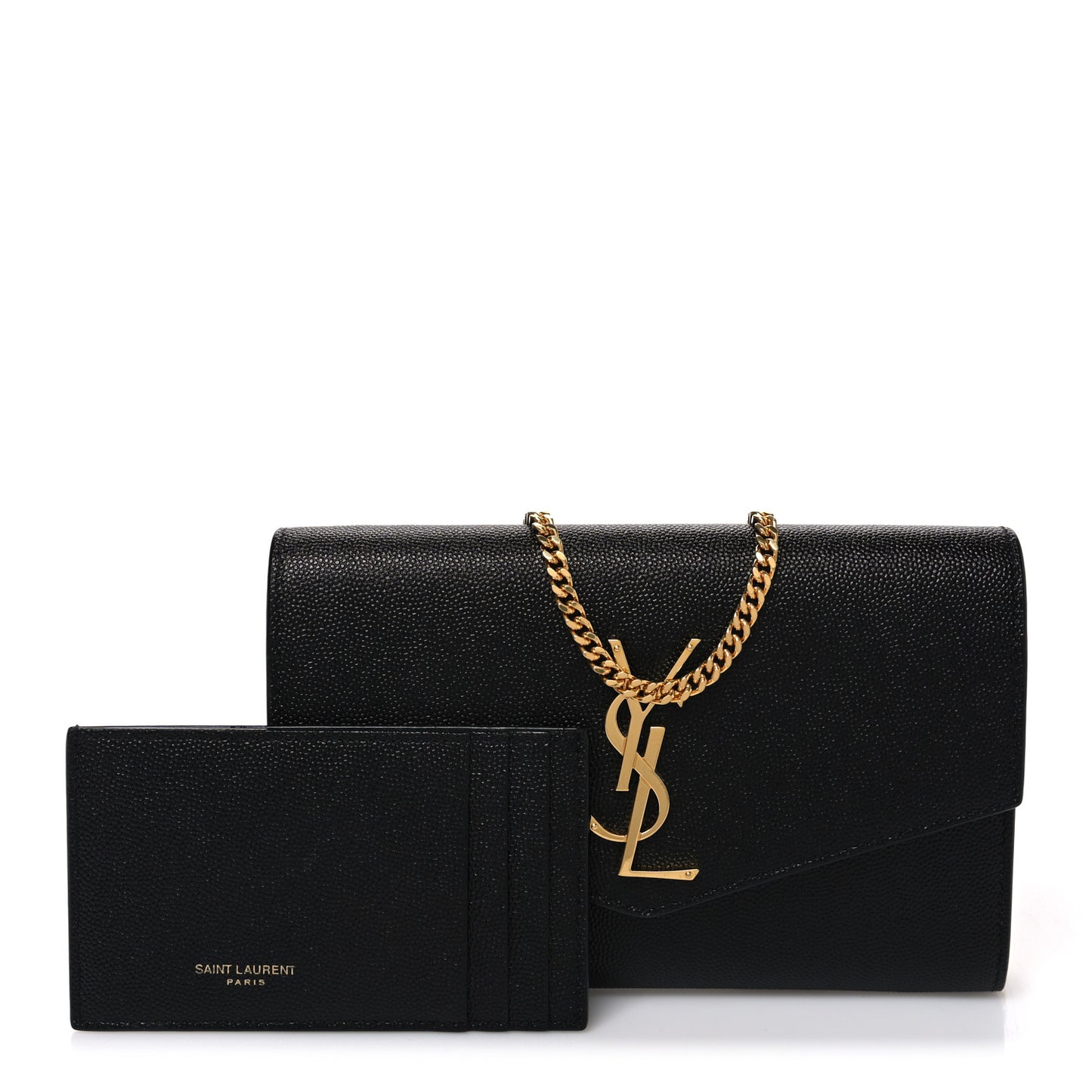 Grain De Poudre Uptown Chain Wallet Black