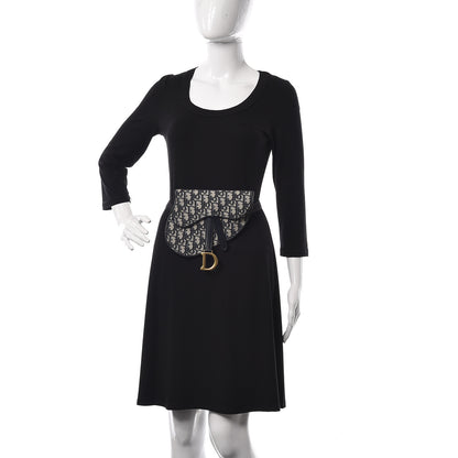 Christian Dior Oblique Saddle Belt Bag Blue 2 of 10