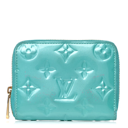 Louis Vuitton Vernis Zippy Coin Purse Blue Lagon 1 of 11
