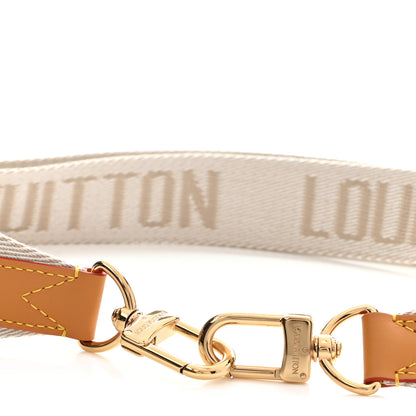 Louis Vuitton Nylon Petite Malle Souple Shoulder Strap Creme 4 of 4