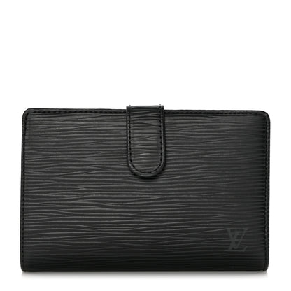Louis Vuitton Epi French Purse Wallet Black 1 of 7