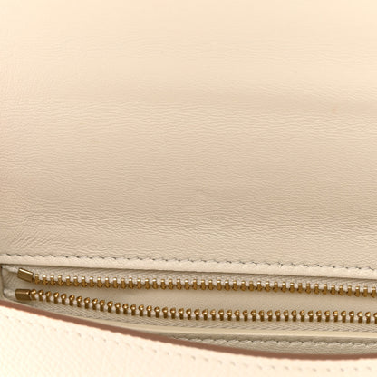 Celine Grained Calfskin Small Trotteur White 11 of 14