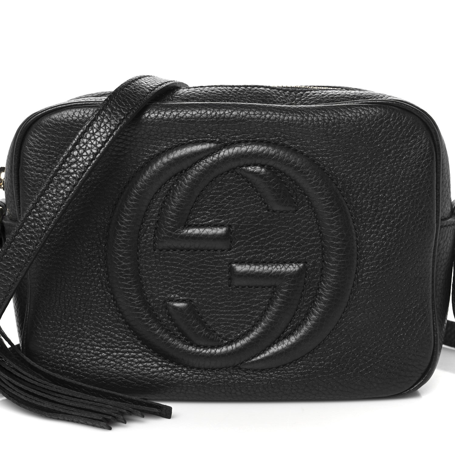 Gucci Pebbled Calfskin Small Soho Disco Bag Black 9 of 13
