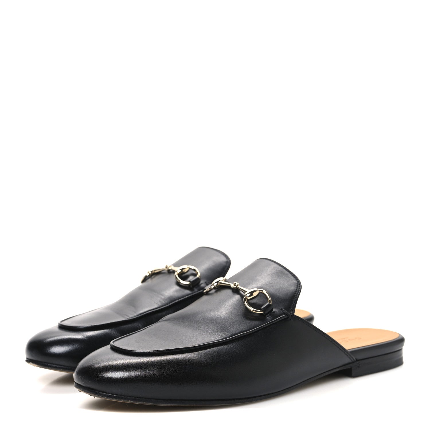 Gucci Calfskin Womens Princetown Slippers 40 Black 4 of 11