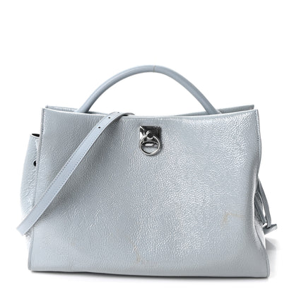 Mulberry Spongy Patent Calfskin Iris Tote Cloud 1 of 11