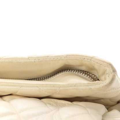 Chanel Lambskin Quilted Large Paris Moscou Red Square Bag Beige 15 of 18