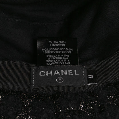 Chanel Tweed Bucket Hat M Black 6 of 7