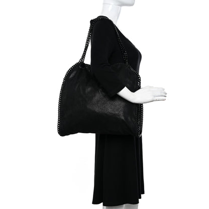 Stella McCartney Shaggy Deer Small Falabella Tote Black 2 of 9