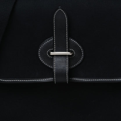 Hermes Toile Officier Mini Buenaventura Messenger Black 7 of 9