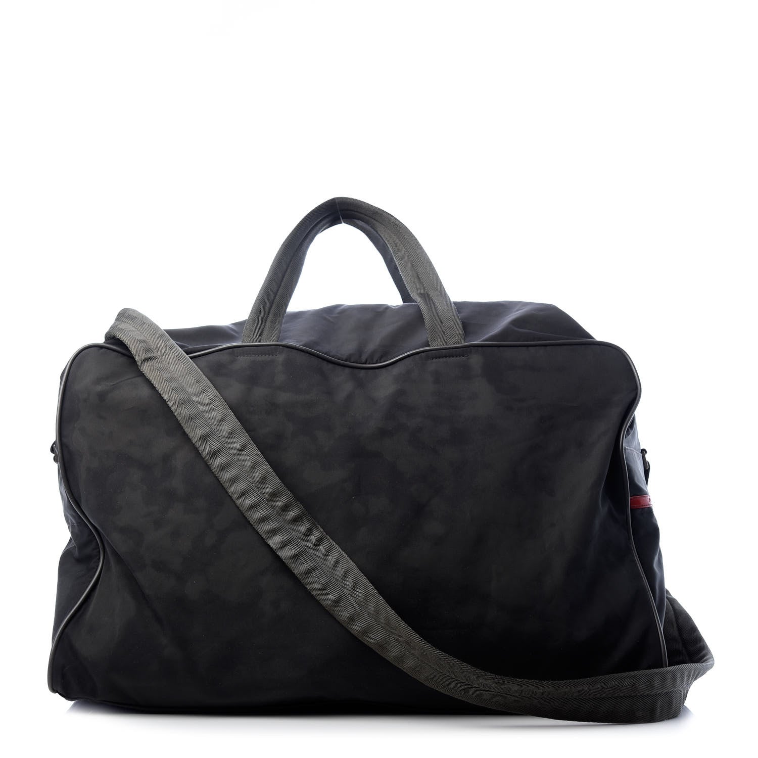 Prada Nylon Vela Sport Duffle Asfalto 1 of 8