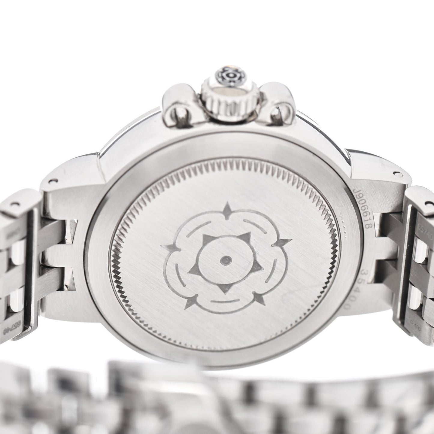 Stainless Steel Diamond Mother of Pearl 30mm Clair De Rose Automatic Watch 35400