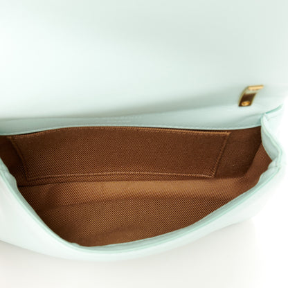 Burberry Lambskin Quilted Mini Lola Bag Cool Mint 5 of 10