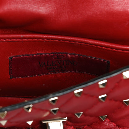 Valentino Garavani Nappa Small Rockstud Spike Shoulder Bag Rosso Valentino 5 of 10