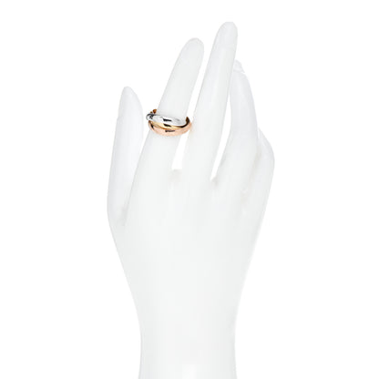 Cartier 18K Pink Yellow White Gold Classic Les Must De Cartier Trinity Ring 52 6 2 of 4