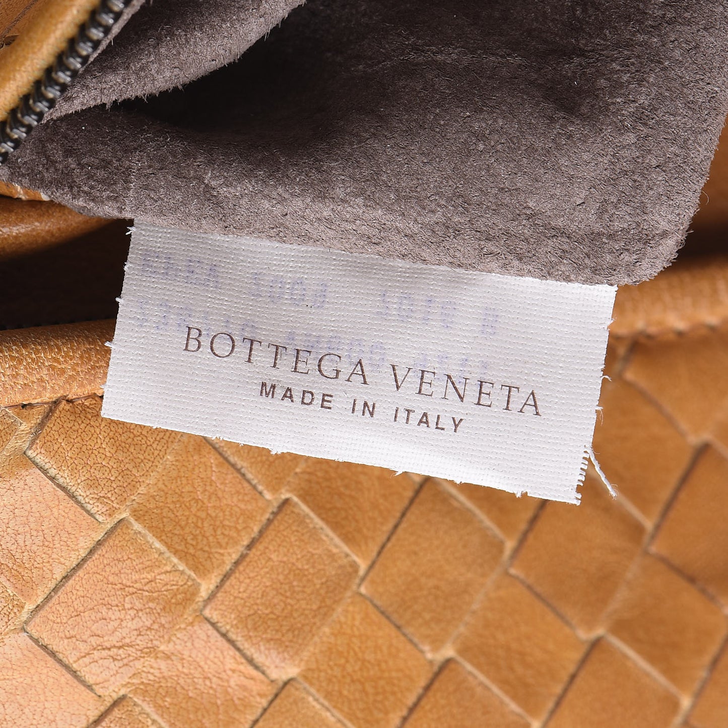 Nappa Intrecciato Wristlet Zip Pouch