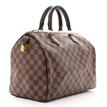 Louis Vuitton Damier Ebene Speedy 30 2 of 10