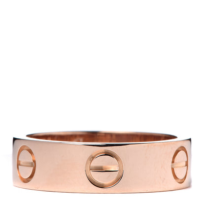 Cartier 18K Pink Gold 5.5mm LOVE Ring 53 6.25 1 of 4