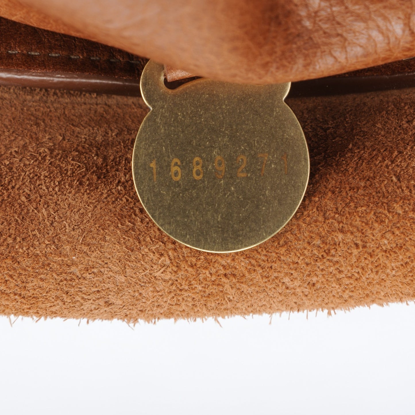 Natural Leather Small Bayswater Oak