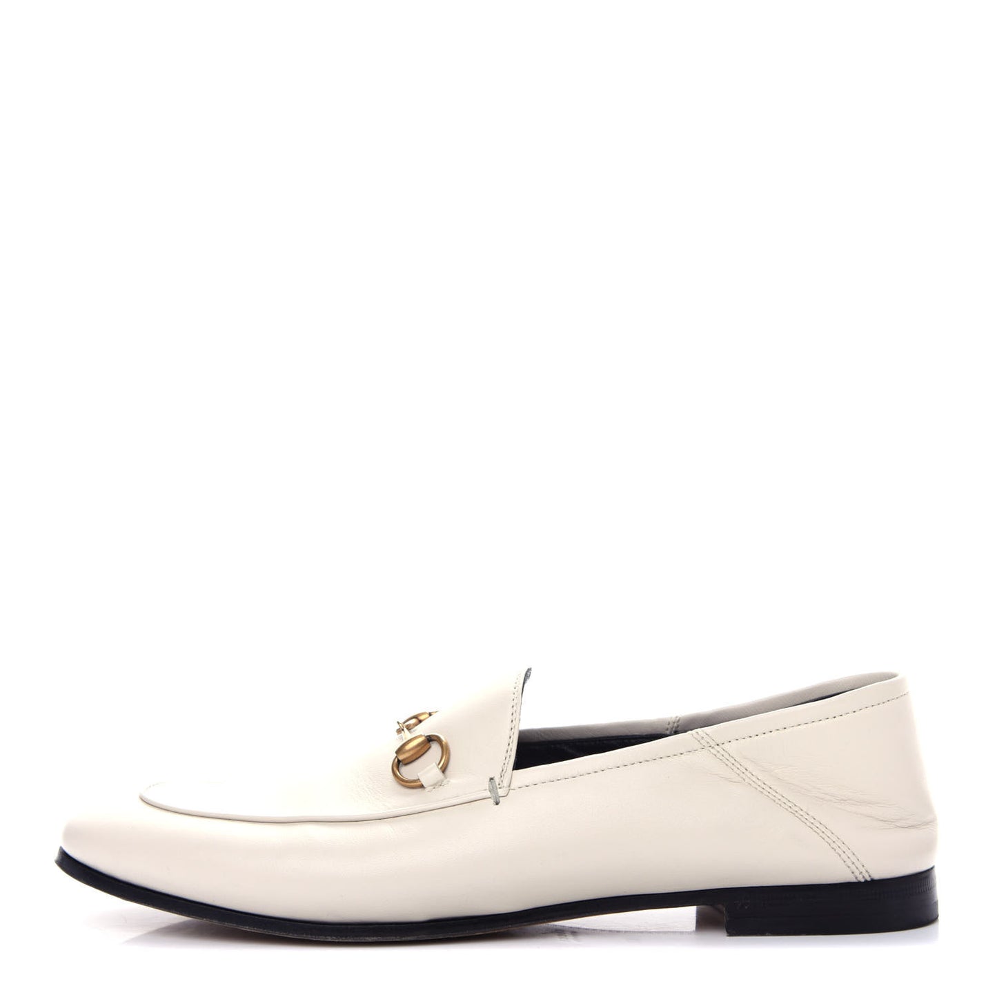 Lambskin Womens Brixton Horsebit Loafers 40 Mystic White