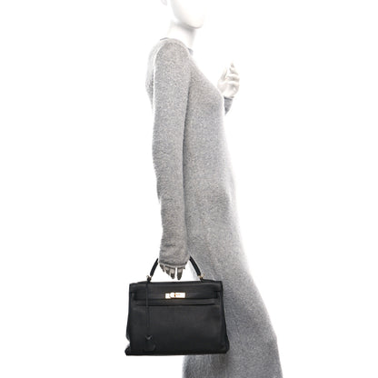 Hermes Togo Kelly Retourne 32 Black 2 of 10