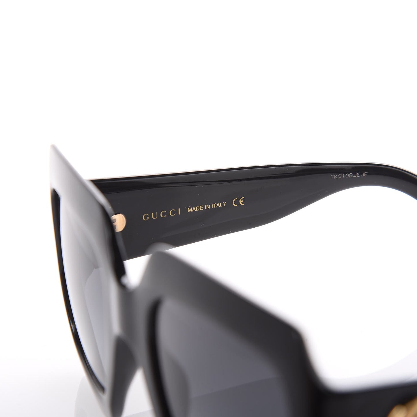 Acetate Square Frame Sunglasses GG0053S Black