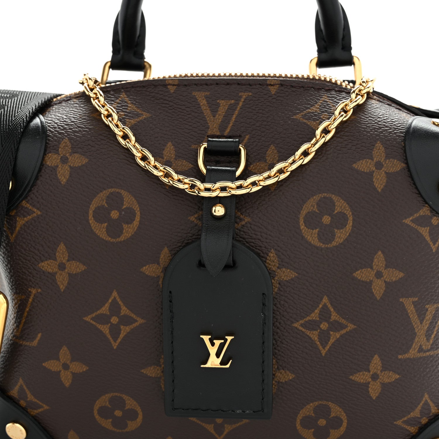 Louis Vuitton Monogram Petite Malle Souple Black 7 of 9