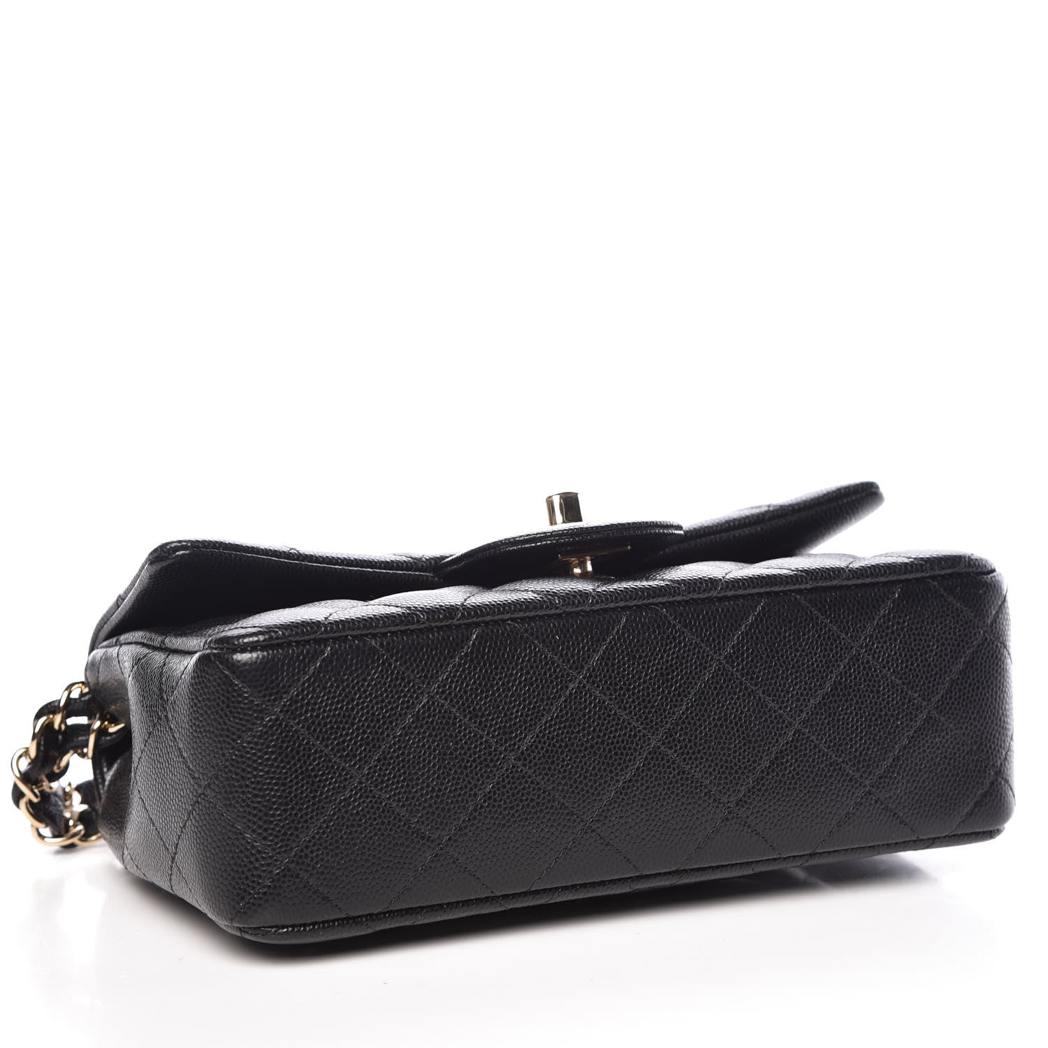 Chanel Caviar Quilted Mini Rectangular Flap Black 4 of 9