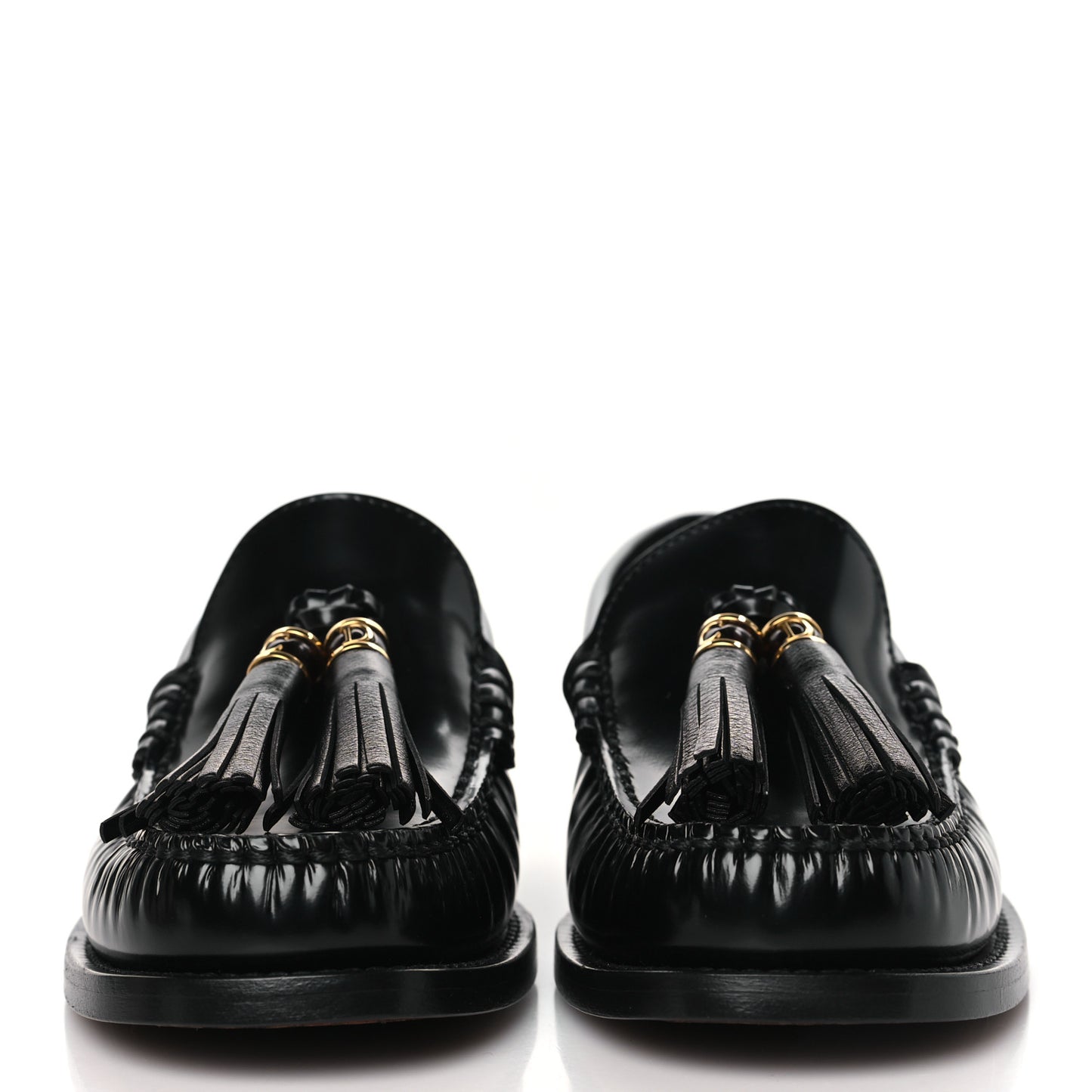 Brushed Calfskin The D-Academy Loafers 35.5 Black