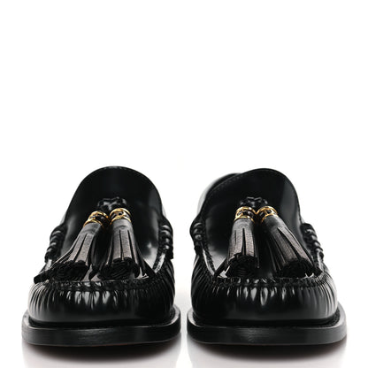 Christian Dior Brushed Calfskin The D-Academy Loafers 35.5 Black 2 of 9