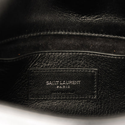 Saint Laurent Calfskin Embellished Small Monogram Kate Satchel Black 6 of 6
