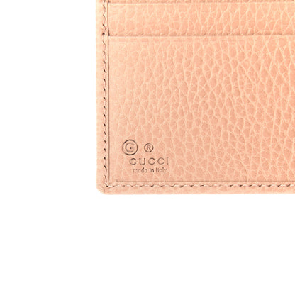 Gucci Dollar Calfskin Interlocking G French Wallet Camelia 6 of 7