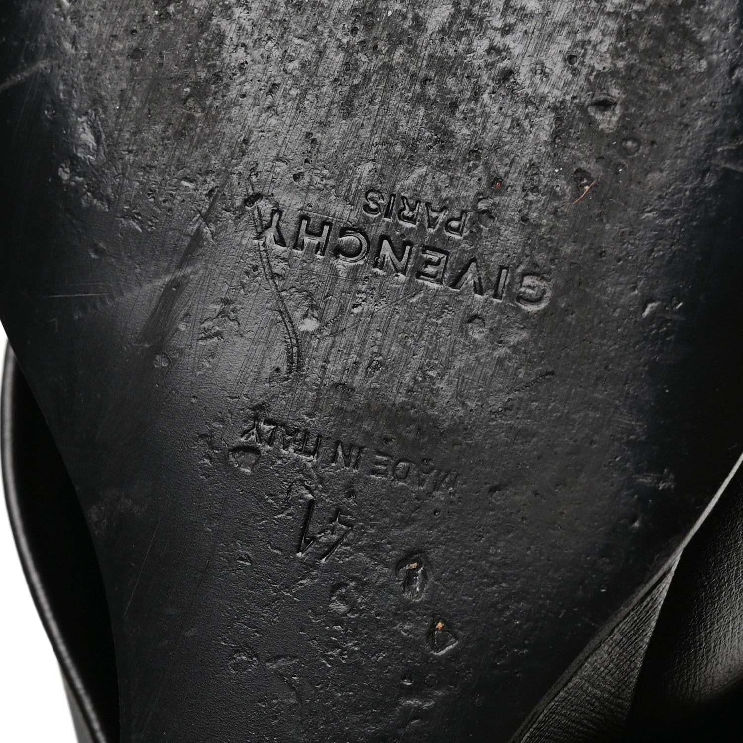 Givenchy Calfskin Shark Lock Pant Boots 41 Black 7 of 8