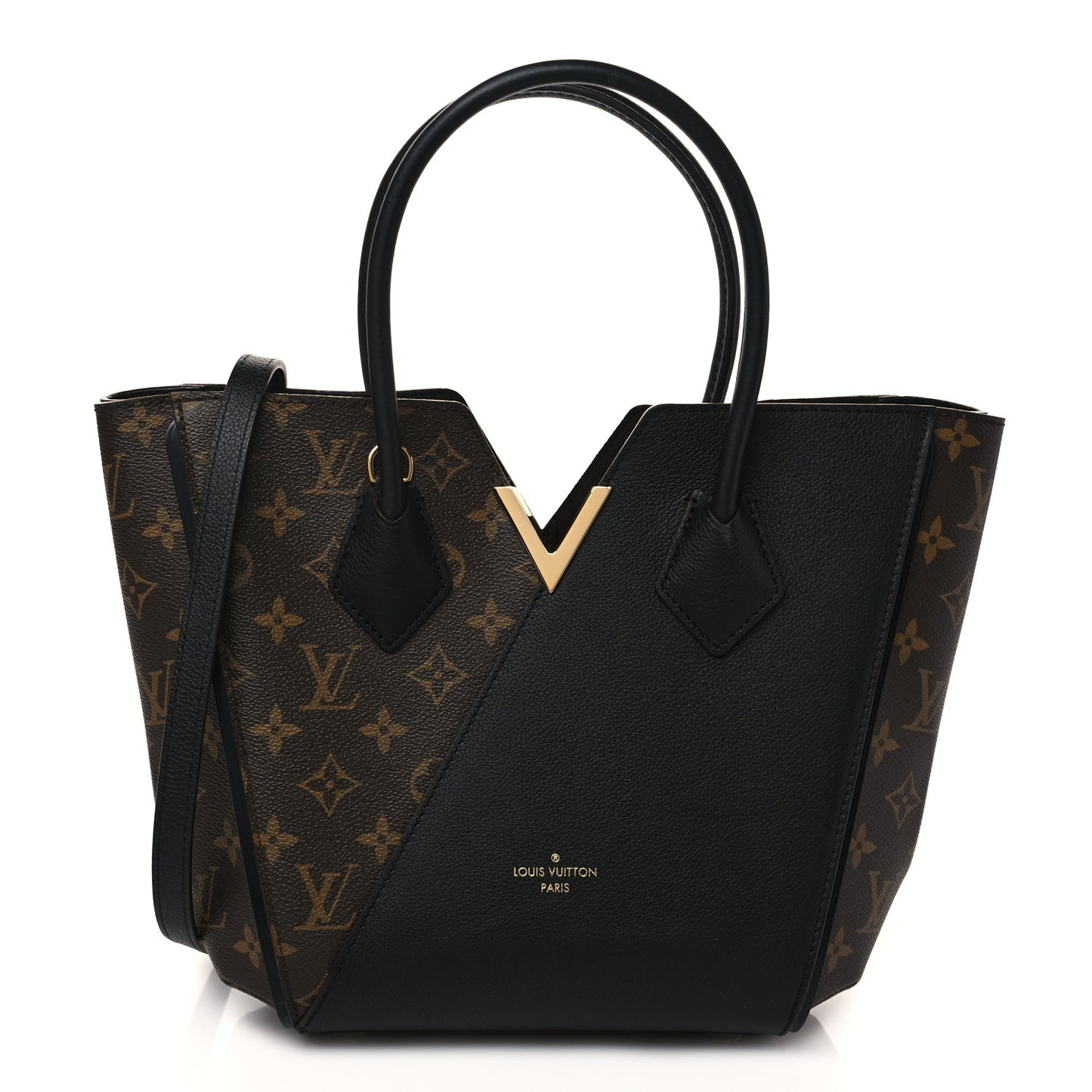 Calfskin Monogram Kimono Tote PM Black