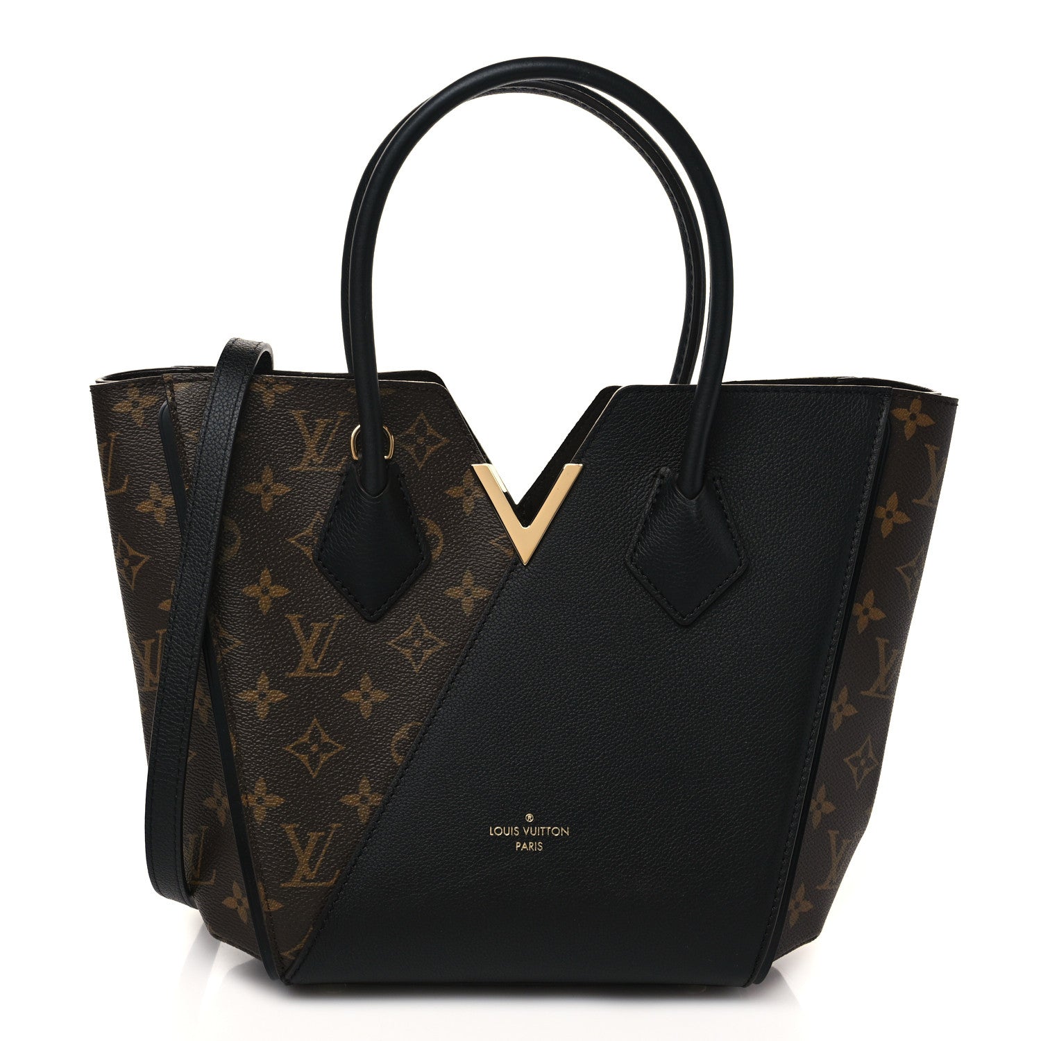 Louis Vuitton Calfskin Monogram Kimono Tote PM Black 1 of 5