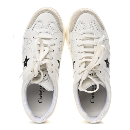 Christian Dior Calfskin Suede Dior Star Ors Platform Sneakers White Black 36.5 White Black 2 of 10
