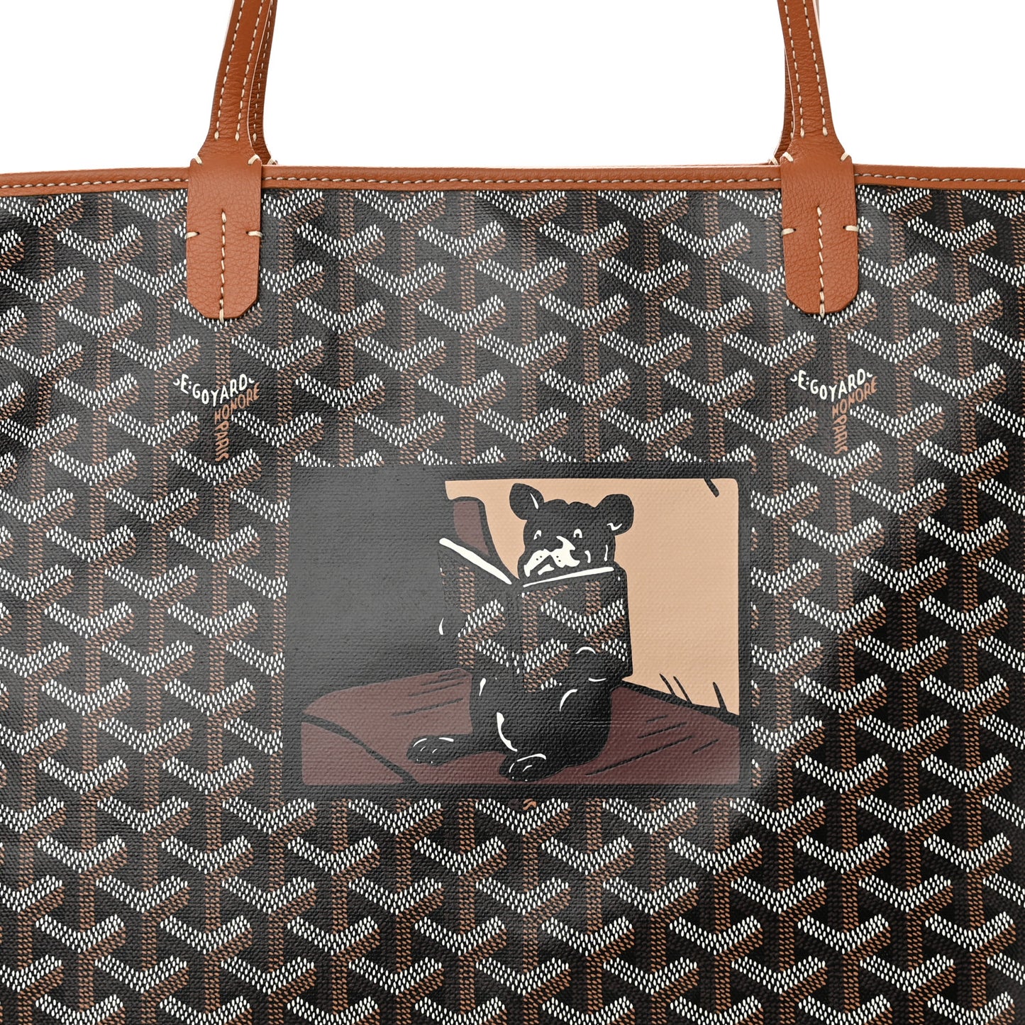 Goyardine Artois MM Black Gold