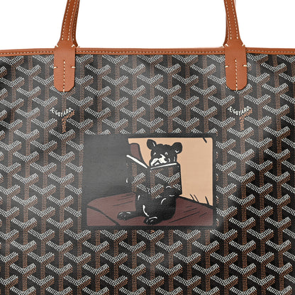 Goyard Goyardine Artois MM Black Gold 8 of 10